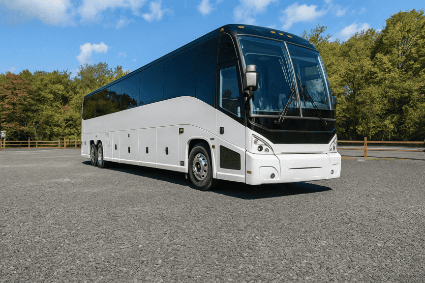 picture of Charter Bus Rental Novi coach bus